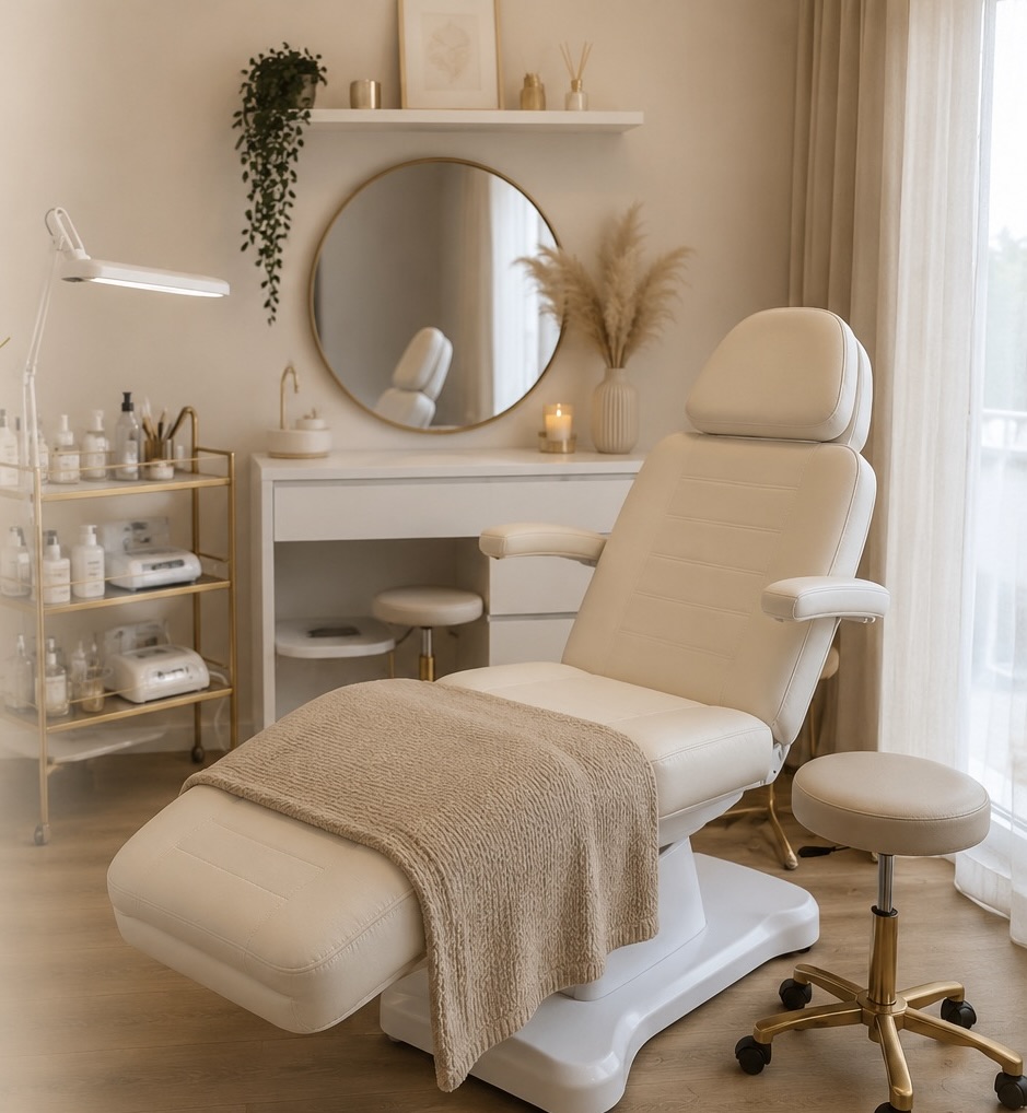 Beauty Lounge met professionele werkplekken